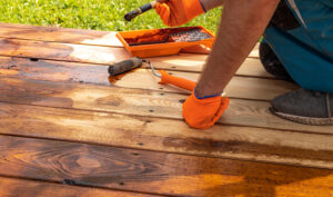 deck staining