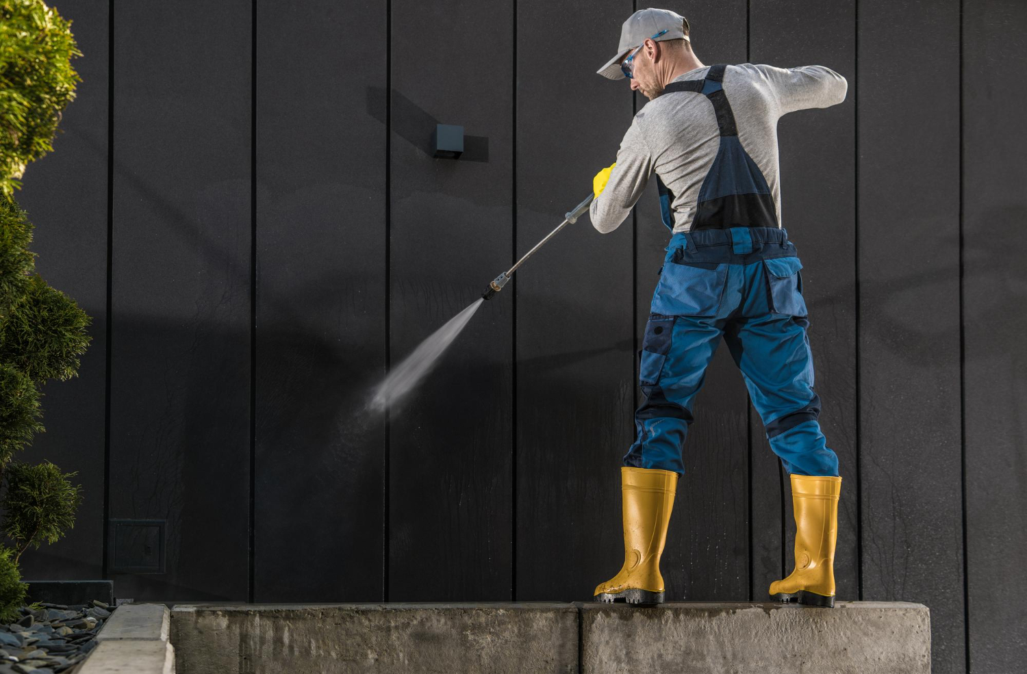 wall pressure washing