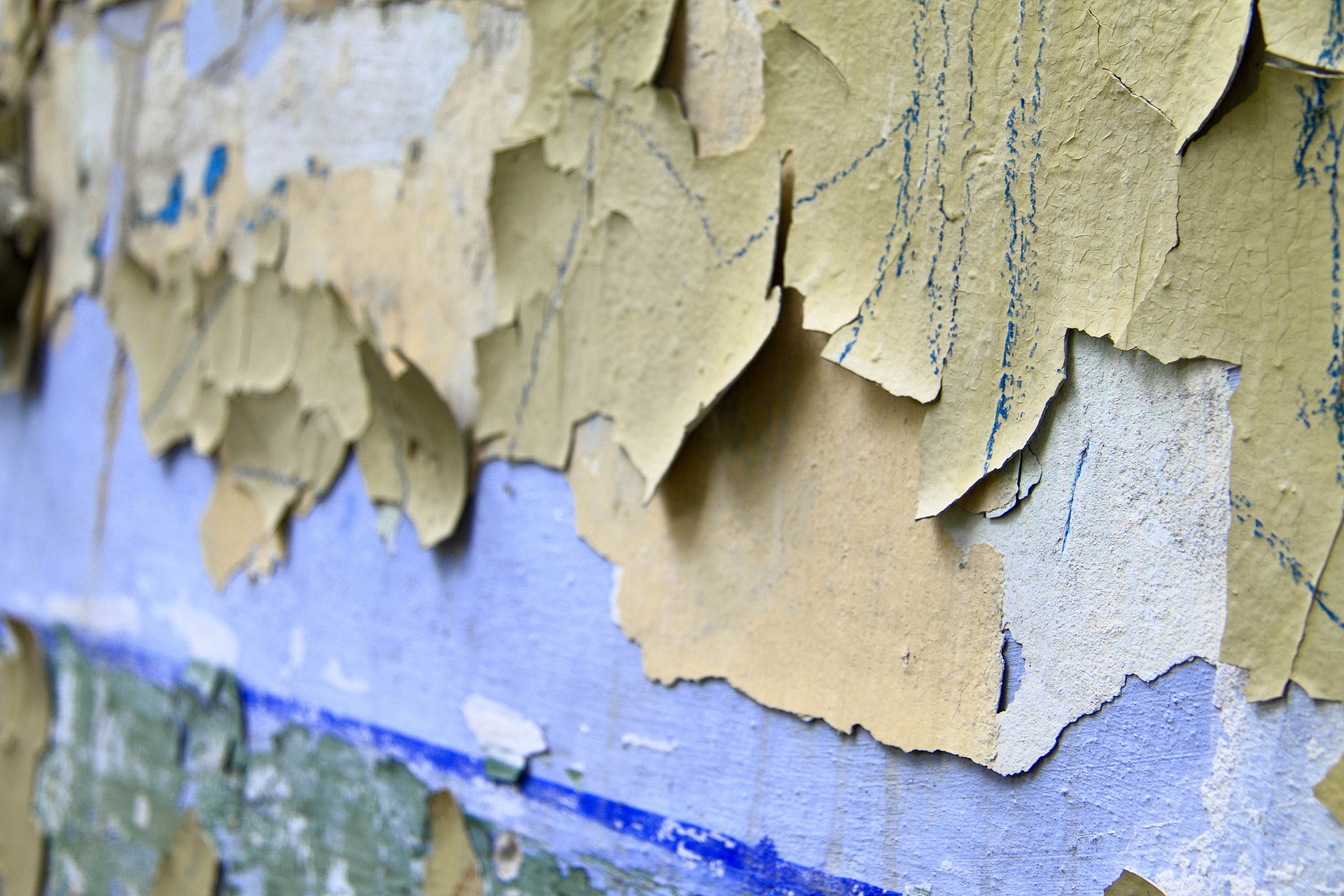 peeling paint