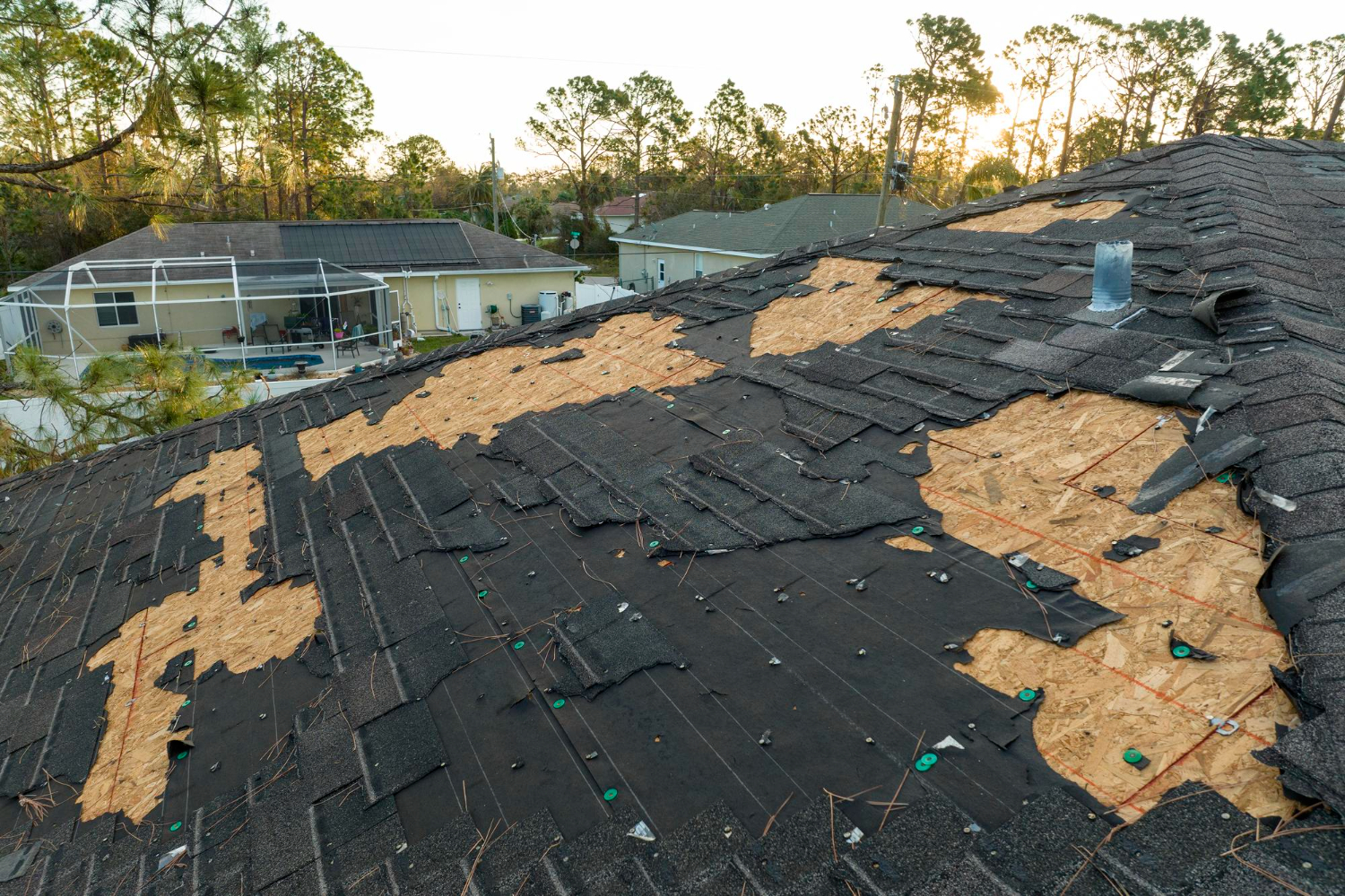 roof deterioration