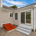 Outdoor Basement Entry Sliding Doors