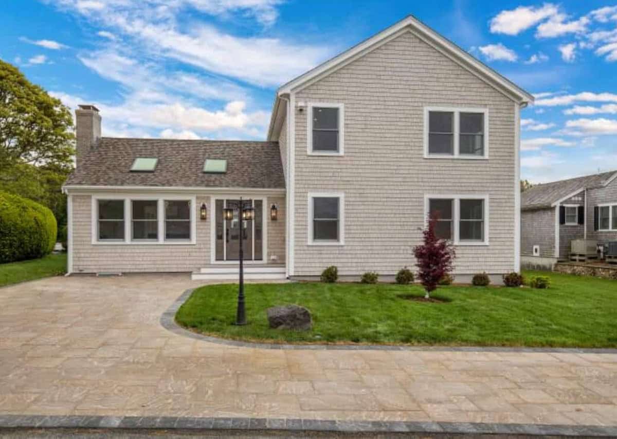 Finished Coast Carpentry roof in Hyannis, a village of Barnstable, with new architectural shingles